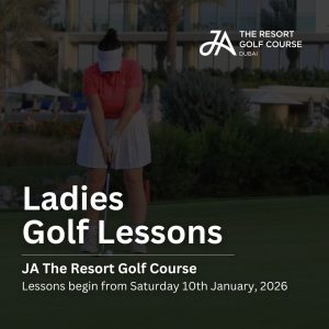 Ladies group golf lessons - JA The Resort, Dubai, Starting 10th January, 2026 [10 week programme]