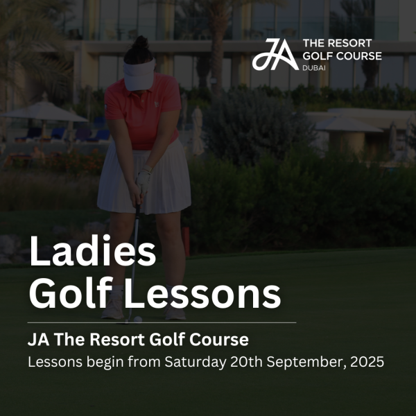 Ladies group golf lessons - JA The Resort, Dubai, Starting September, 2025 [10 week programme]