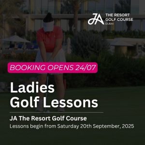 Ladies group golf lessons - JA The Resort, Dubai, Starting September, 2025 [10 week programme]