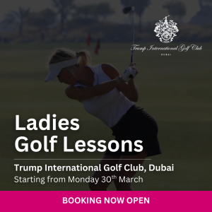 Ladies group golf lessons - Trump Golf Club Dubai, starting 30th March 2026 [10 week programme]