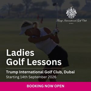 Ladies group golf lessons - Trump Golf Club Dubai, starting 14th September 2026 [10 week programme]