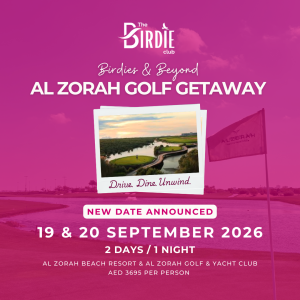 Birdies & Beyond: Al Zorah, September 2026