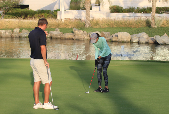 On course play On course play